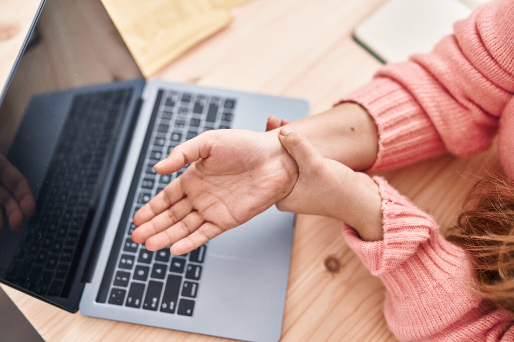 Repetitive Strain Injury and Its Impact on Business. A blog post by OutSec the UK's leading online transcription company